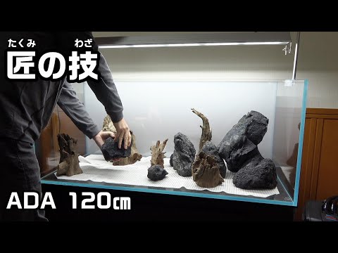 【水草ﾚｲｱｳﾄ水槽】門外不出の匠の技！ 120㎝水槽！【ADAｷｭｰﾌﾞｶﾞｰﾃﾞﾝ】＃ﾈｰﾁｬｰｱｸｱﾘｭｳﾑ ＃aquarium