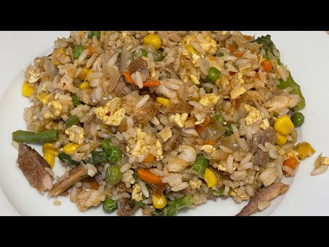 Mackerel fried rice