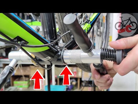 It needs to be fixed in your bicycle ! Creaking bicycle bottom bracket.