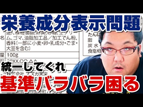 ダイエットの王道カロリー制限！食品栄養成分表示に問題ある！