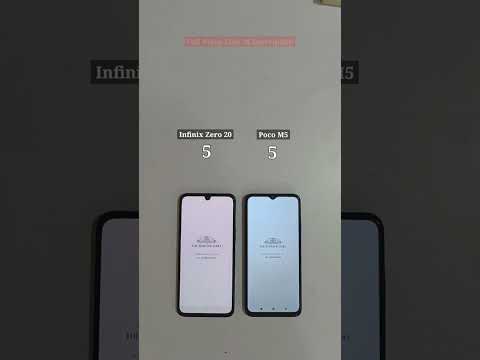 Infinix Zero 20 vs Poco m5 Speed test #shorts #viral #youtubeshorts #shortsvideo