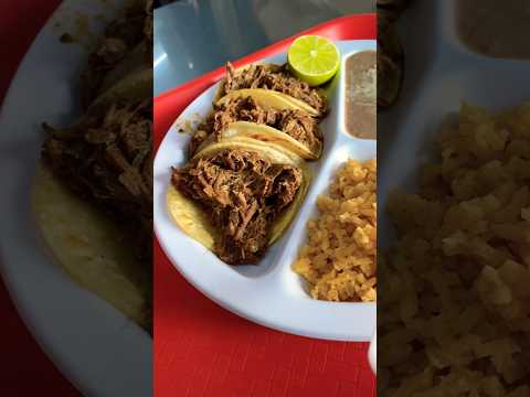 Birria Tacos from El Toro Taqueria in Hemet, California #tacos #birria #birriatacos #frijoles #hemet