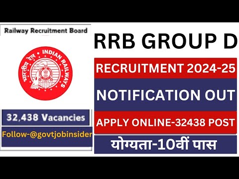 🔴RRB Group D Recruitment 2025|RRB Group D Recruitment 2025 Notification Out|🚀