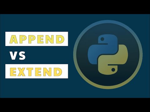 Append OR Extend - How to Use Them Correctly in Python 😎