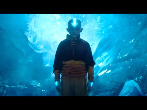 Katara Saves Aang from Iceberg - Avatar The Last Airbender Netflix