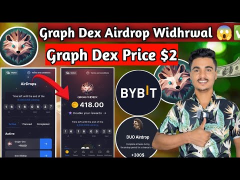 Graph Dex Airdrop Widhrwal start ✅ || Graph Dex Price $2 || Graph Dex List On Binance 😱