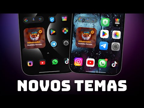 NOVOS TEMAS 🤩🔥 ÍCONES COM ANIMAÇÃO E MUITO MAIS!