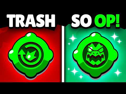 The BEST and WORST Gadgets in Brawl Stars!