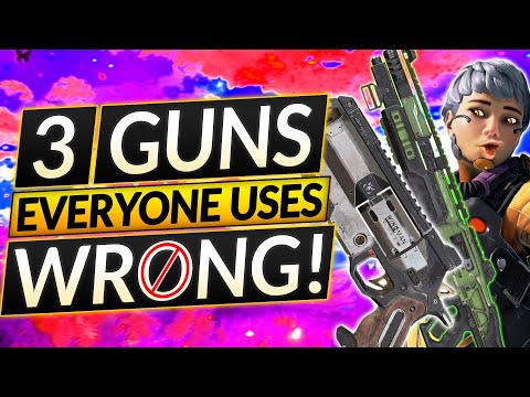 3 KEY WEAPONS EVERYONE USES WRONG in Season 15 - GUN TIPS - Apex Legends Guide