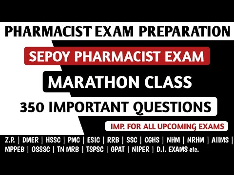 Sepoy pharmacist exam preparation | OSSSC | DSSSB pharmacist exam |Prison department pharmacist 2024