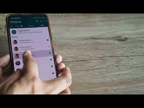 how to delete entire whatsapp call log | clear entire call log in whatsapp | #whatsapptipsandtricks