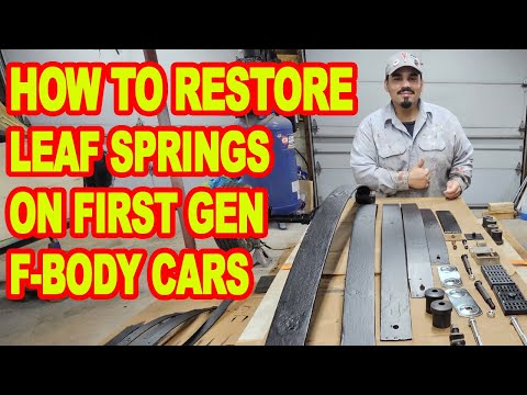 How To Restore Leaf Springs on a First Gen F Body Car #camaro #firebird #fbody