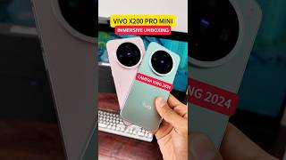 VIVO X200 PRO MINI CAMERA KING 2024 | IMMERSIVE UNBOXING #vivox200promini #vivo #vivox200