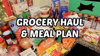 Walmart Grocery Haul & Meal Plan