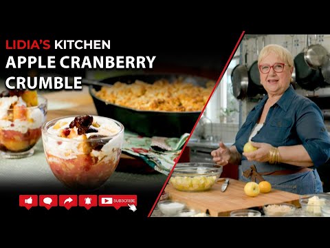 Apple Cranberry Crumble