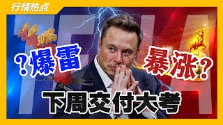 下周交付大考 特斯拉爆雷or暴涨？ ｜特斯拉｜美股｜夺宝奇兵｜特斯拉｜JohnLu谈股 @johnlutalkstock