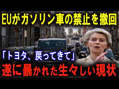 欧州でEV時代が終わる！？ついにガソリン車禁止撤回、EVブームの終焉とトヨタに頼る現実！