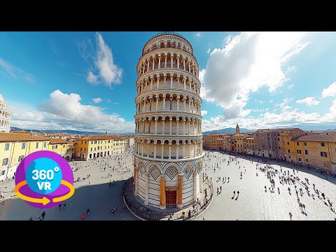 Pisa, Italy 🇮🇹 4K 360° VR Walking Tour