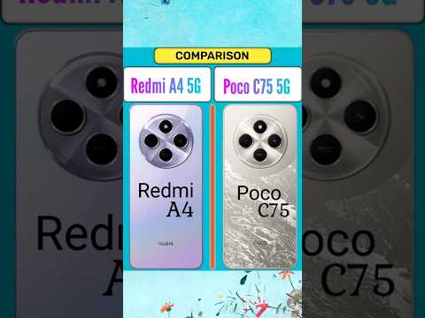 Redmi A4 5G vs Poco C75 | Snapdragon 4s Gen 2