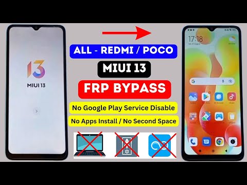 All Redmi/Poco Phones Miui 13 FRP Bypass Remove Google Account Lock Without PC New Method 2024