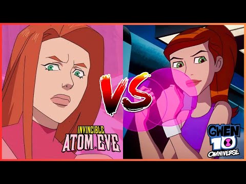 Atom Eve Vs Gwen Tennyson - | Invincible Vs Ben Ten | Battle Arena