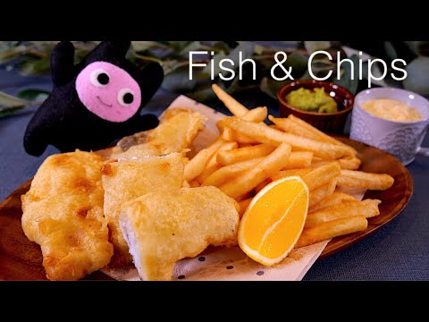 【フィッシュ&チップス】0281 冷凍鱈で簡単！イギリス料理♪Fish and chips/피시 앤드 칩스