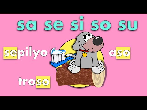 Sa-Se-Si-So-Su Tagalog Lesson for Kinder