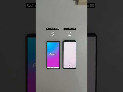 Redmi Note 12 5G vs realme 10 pro 5G Speed Test Comparison #shorts #viral #youtubeshorts #shortvideo