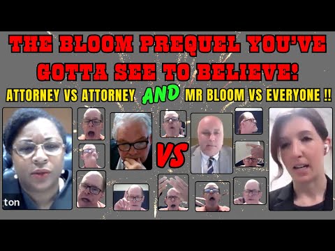 Contemptuous Defendant Tries To Overturn Plea!  The Bloom Prequel You've Gotta See To Believe !!