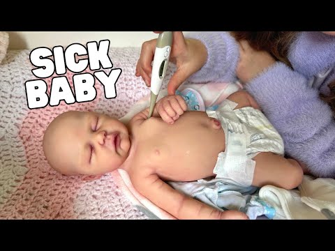 BABY MIMI IS SICK | SILICONE BABY ROLEPLAY