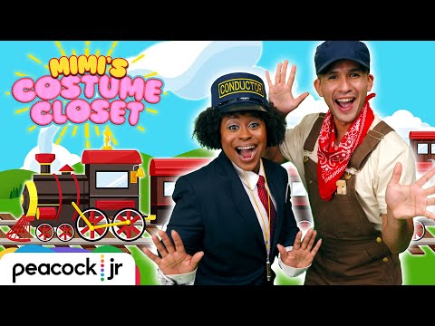 🎶 I'll Be Workin' On the Railroad 🎶 Learning About TRAINS for Kids! | MIMI'S COSTUME CLOSET