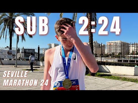 Ben's SUB 2:24 Seville Marathon! Six Minute PB | Seville Marathon 2024 Weekend VLOG