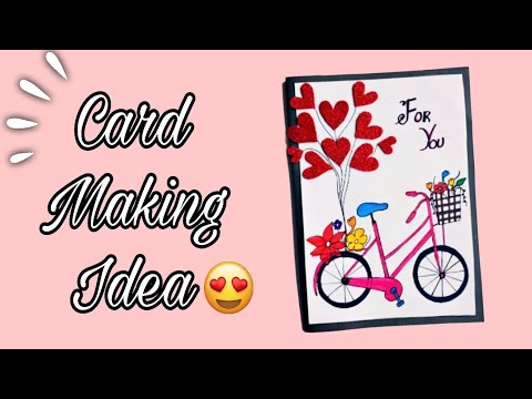 Easy Greeting card idea |Card Banany ka tarika |Handmade Card Idea