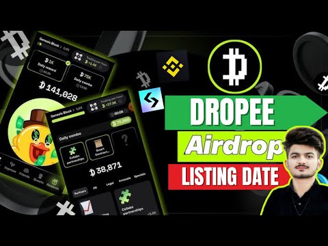 dropee airdrop listing date | dropee airdrop withdrawal🤑 | dropee airdrop Token sell kaise kare