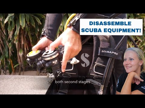 Scuba Diving - How to Disassemble Scuba Equipment • Scuba Diving Tips