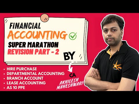 Financial Accounting Marathon Revision | Part -2 | For CMA & CMA Inter Dec 2024 | Quick Revision