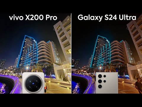 Vivo X200 Pro vs Samsung Galaxy S24 Ultra Night Mode Camera Test Comparison