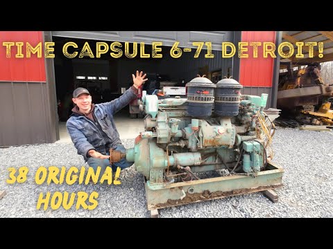 $250 Two Stroke Detroit Diesel Sitting 6+ years, WILL IT RUN!?!?