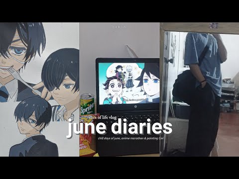 june diaries 🍙 slice of life + anime sketchbook.