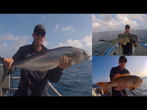 Fishing and spear fishing remote Islands of the Torres Straits, Australia