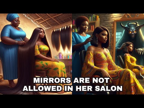 THE DARK  SECRET WHY MIRRORS ARE NOT ALLOWED IN HER HAIR SALON  You Won't Believe This #africantales