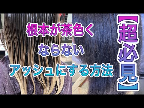 【超必見】【美容師に伝える】【30秒で解決】【グレー】【アッシュグレー】【グレージュ】【根元が伸びても綺麗に染める調合‼️】