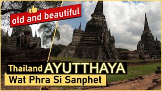 Thailand - Ayutthaya - Wat Phra Si Sanphet - stunning amazing ancient temple in thailand