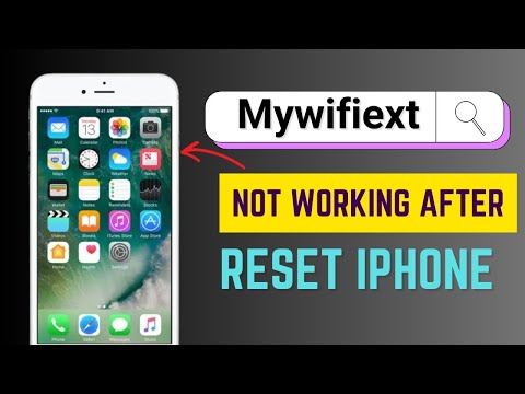 Why WON'T Mywifiext Connect After iPhone Reset?