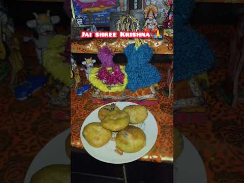 Krishna ke liye Special Kachori 🙏 🤤 Kachori Recipe. watch from link #song #viral #trending #krishna