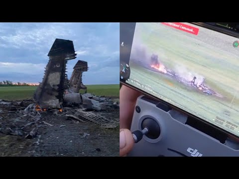 The Ukrainian Su-27 Flanker, shot down by unknown missile