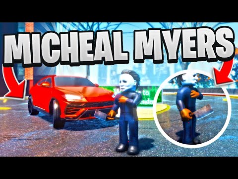 SLIDING ON OPPS AS MICHEAL MYERS IN THIS BRONX ROBLOX HOOD GAME