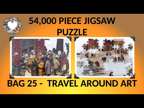 Bag 25 Section 7 of EPIC 54,000 Piece Jigsaw Puzzle: Travel Around Art from Grafika