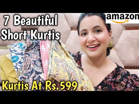 Amazon 7 Beautiful Cotton Short Kurtis / Amazon Kurtis Haul / Amazon Kurti Haul / Cotton Kurtis Haul