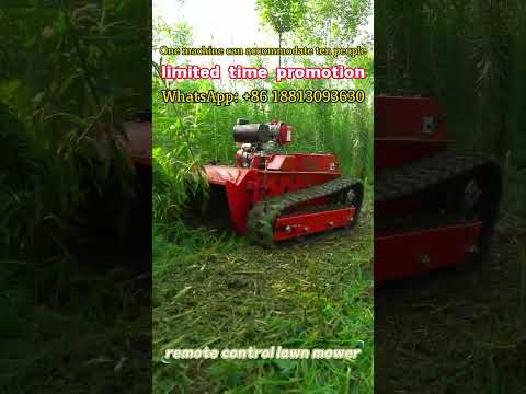 A remote control lawn mower that can accommodate ten people.#remote control lawn mower#agricultural